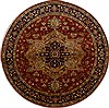 Serapi Red Round Hand Knotted 80 X 80  Area Rug 100-15763 Thumb 0