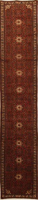 Hossein Abad Red Runner Hand Knotted 29 X 1511  Area Rug 250-15785 Image 0