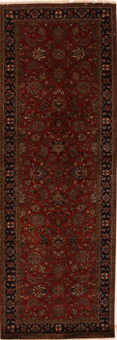 Kashmar Red Runner Hand Knotted 40 X 1110  Area Rug 250-15791 Image 0