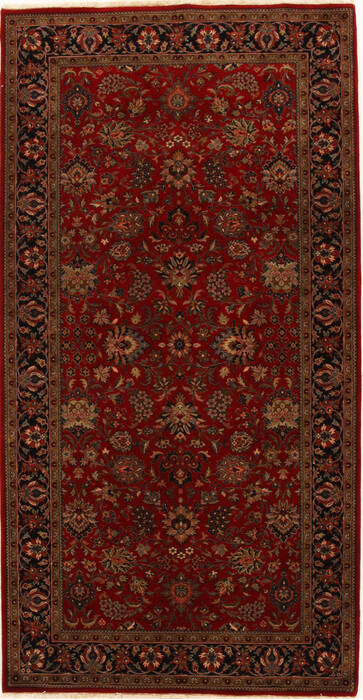 Kashmar Red Runner Hand Knotted 411 X 911  Area Rug 250-15792 Image 0