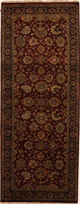 Kashan Red Runner Hand Knotted 310 X 102  Area Rug 250-15794 Image 0