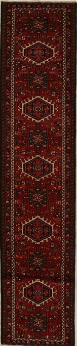 Karajeh Red Runner Hand Knotted 25 X 1211  Area Rug 250-15802 Image 0