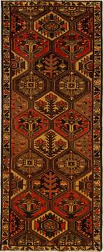 Persian Bakhtiar Multicolor Runner 10 to 12 ft Wool Carpet 15806