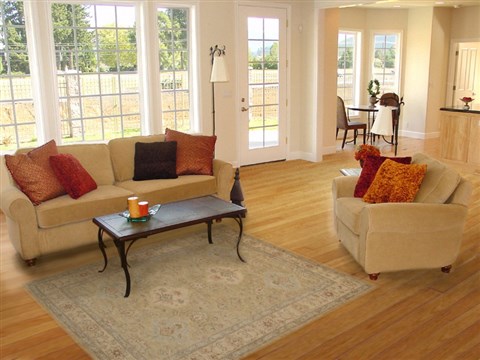 Chobi Green Hand Knotted 50 X 70  Area Rug 100-15808 Image 5
