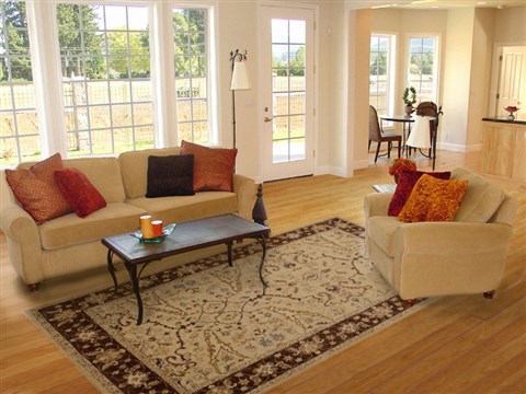 Chobi Brown Hand Knotted 63 X 90  Area Rug 100-15816 Image 4