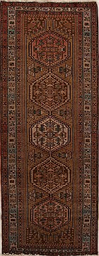 Persian Afshar Beige Runner 10 to 12 ft Wool Carpet 15831