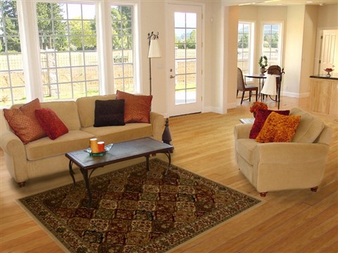 Bakhtiar Green Machine Made 53 X 73  Area Rug 100-15832 Image 5