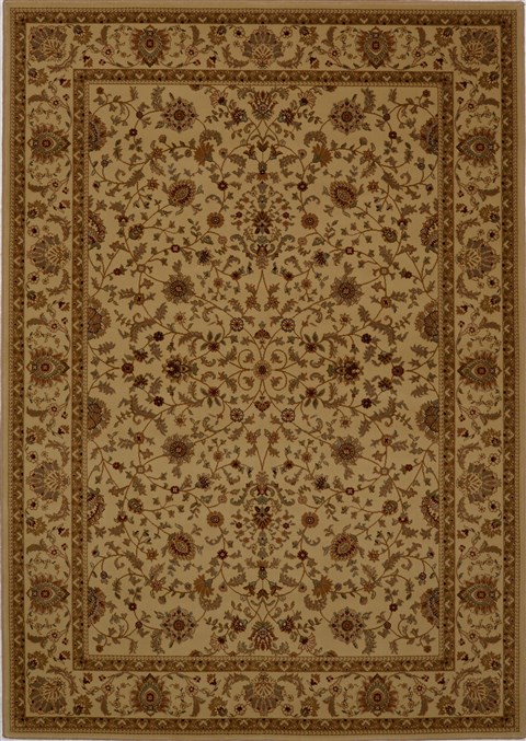 Karajeh Beige Machine Made 53 X 77  Area Rug 100-15834 Image 0