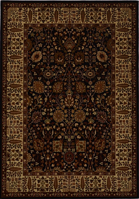 Viss Black Machine Made 53 X 77  Area Rug 100-15835 Image 0