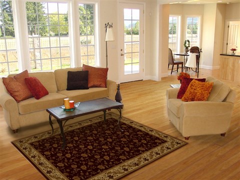 Karajeh Red Machine Made 53 X 77  Area Rug 100-15838 Image 4