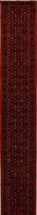 Hossein Abad Purple Runner Hand Knotted 25 X 159  Area Rug 250-15841 Image 0