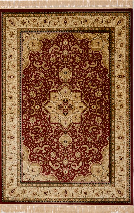 Tabriz Red Machine Made 53 X 77  Area Rug 150-15845 Image 0