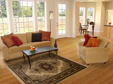 Karajeh Green Machine Made 53 X 77 Area Rug 100-15846 Image 4