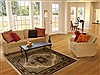 Karajeh Green Machine Made 53 X 77  Area Rug 100-15846 Thumb 4