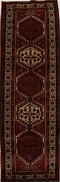 Persian Heriz Red Runner 10 to 12 ft Wool Carpet 15848