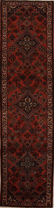 Joshaghan Red Runner Hand Knotted 33 X 131  Area Rug 250-15856 Image 0