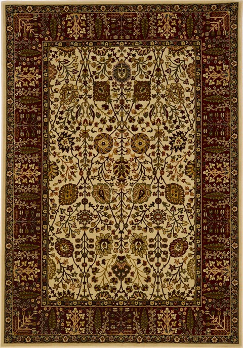 Sarouk Beige Machine Made 53 X 77 Area Rug 100-15868 Image 0
