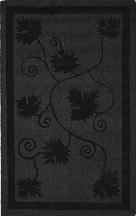 Modern Black Hand Tufted 50 X 80 Area Rug 100-15875 Image 0