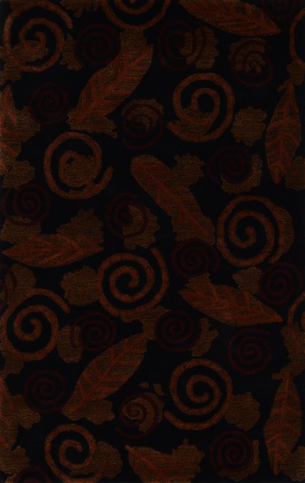 Modern Black Hand Tufted 50 X 80 Area Rug 100-15877 Image 0