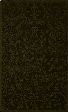 Indian Modern Green Rectangle 5x8 ft Wool Carpet 15879