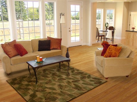 Modern Green Hand Tufted 50 X 80 Area Rug 100-15893 Image 4