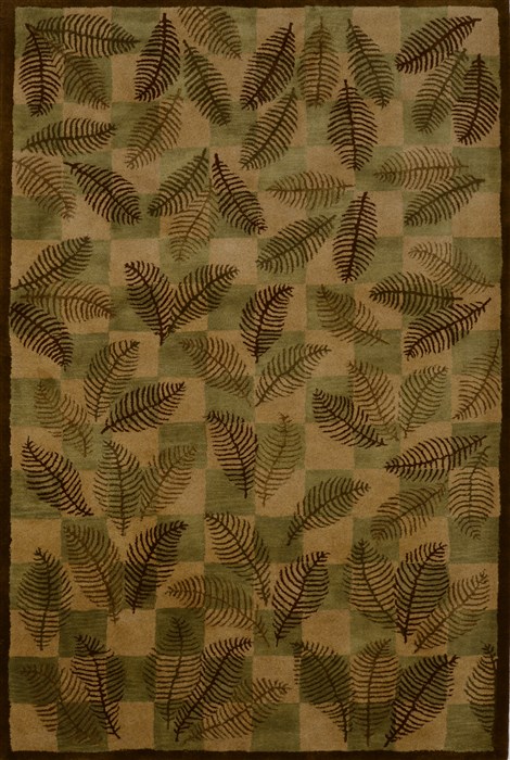 Modern Green Hand Tufted 50 X 80 Area Rug 100-15893 Image 0