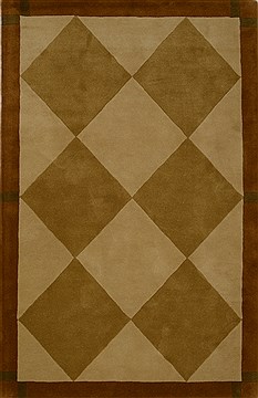 Modern Brown Hand Tufted 5'0" X 8'0"  Area Rug 100-15894