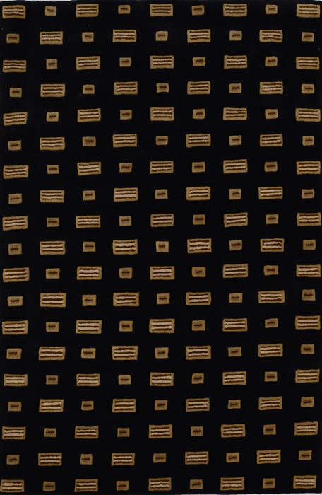 Modern Black Hand Tufted 50 X 80 Area Rug 100-15895 Image 0