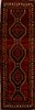 Hamedan Red Runner Hand Knotted 39 X 1210  Area Rug 250-15900 Thumb 0