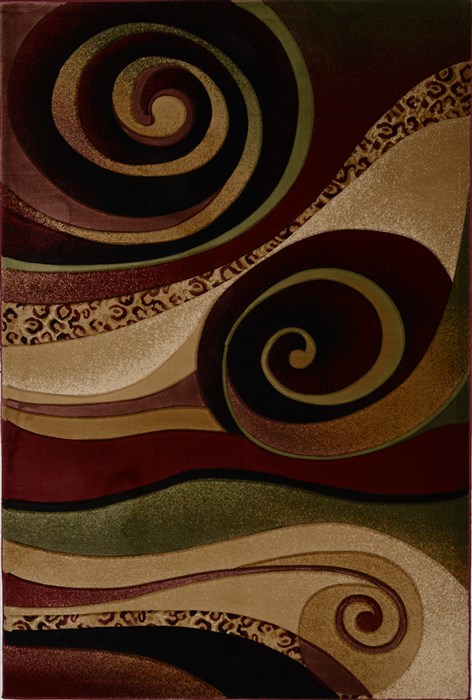 Modern Multicolor Machine Made 52 X 76  Area Rug 100-15902 Image 0