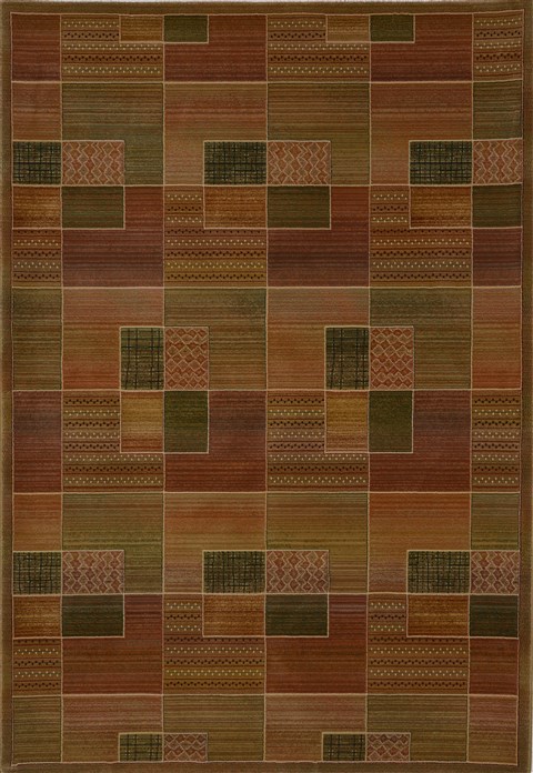 Modern Green Machine Made 50 X 80 Area Rug 100-15905 Image 0