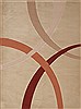 Modern Beige Machine Made 52 X 72  Area Rug 100-15909 Thumb 0