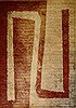 Modern Red Machine Made 53 X 77 Area Rug 100-15910 Thumb 0