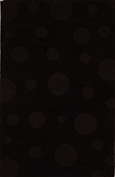 Modern Black Hand Tufted 5'0" X 8'0"  Area Rug 100-15913