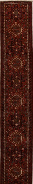 Heriz Red Runner Flat Woven 26 X 157  Area Rug 250-15934 Image 0