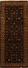 Indo-Persian Black Runner Hand Knotted 41 X 911  Area Rug 250-15947 Thumb 0