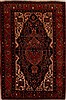 Hamedan Black Hand Knotted 51 X 81 Area Rug 250-15953 Thumb 0