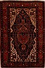 Hamedan Black Hand Knotted 51 X 81  Area Rug 250-15953 Thumb 0