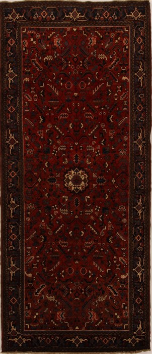Heriz Red Runner Hand Knotted 47 X 1010  Area Rug 250-15955 Image 0