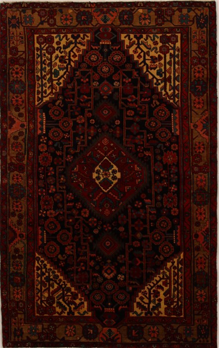Nahavand Black Hand Knotted 55 X 811  Area Rug 250-15976 Image 0