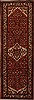 Hamedan Red Runner Hand Knotted 33 X 910  Area Rug 250-15979 Thumb 0