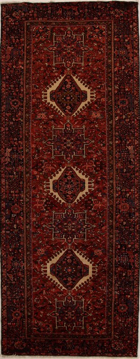 Karajeh Red Runner Hand Knotted 51 X 1211  Area Rug 250-15999 Image 0