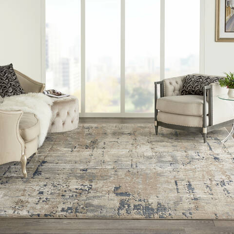 Nourison Concerto Beige 120 X 150 Area Rug 805-150062 Image 1