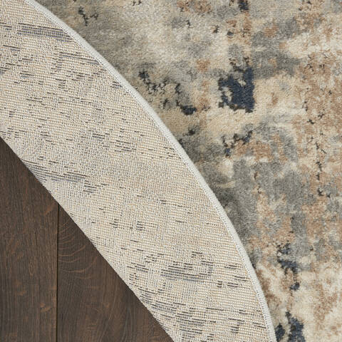 Nourison Concerto Beige Round 40 X 40 Area Rug 805-150099 Image 2