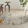 Nourison Concerto Beige Round 40 X 40 Area Rug 805-150099 Thumb 1