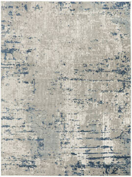 Nourison Concerto Grey Rectangle 8x10 ft Polypropylene and Polyester Carpet 150108