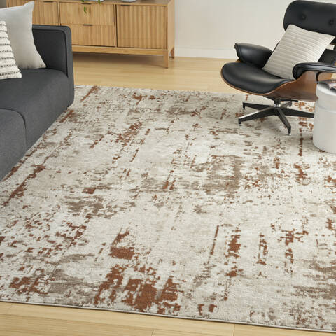Nourison Concerto Beige 710 X 910 Area Rug 805-150109 Image 1