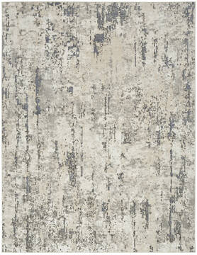 Nourison Concerto Grey Rectangle 8x10 ft Polypropylene and Polyester Carpet 150110