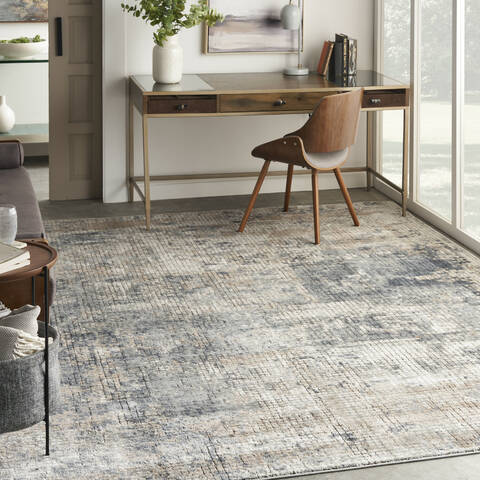 Nourison Concerto Blue 710 X 910 Area Rug 805-150145 Image 1