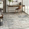 Nourison Concerto Blue 710 X 910 Area Rug  805-150145 Thumb 1